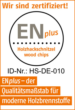 ENplus A1 Zertifikat für Holzhackschnitzel